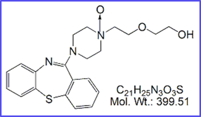 Quetiapine EP Impurity H  Quetiapine USP RC H  Quetiapine N-Oxide